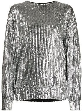 NWOT Isabel Marant Olivia Silver Sequin tunic size 34 Trinny Woodall